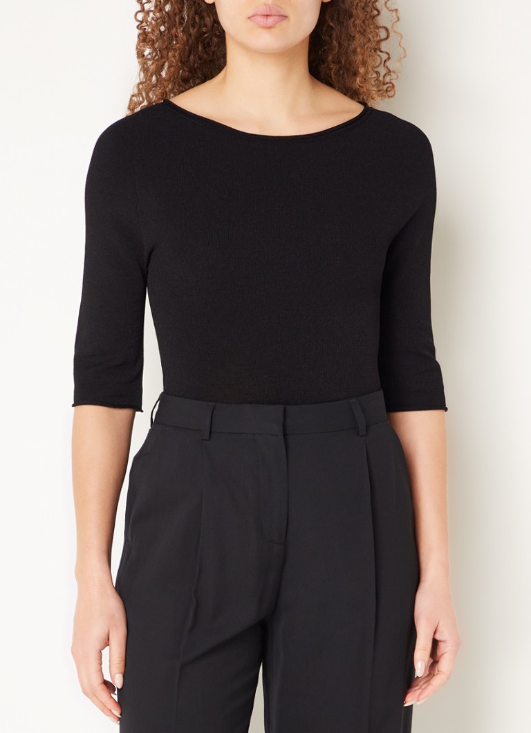 Wolford Top ar rievotu struktūru