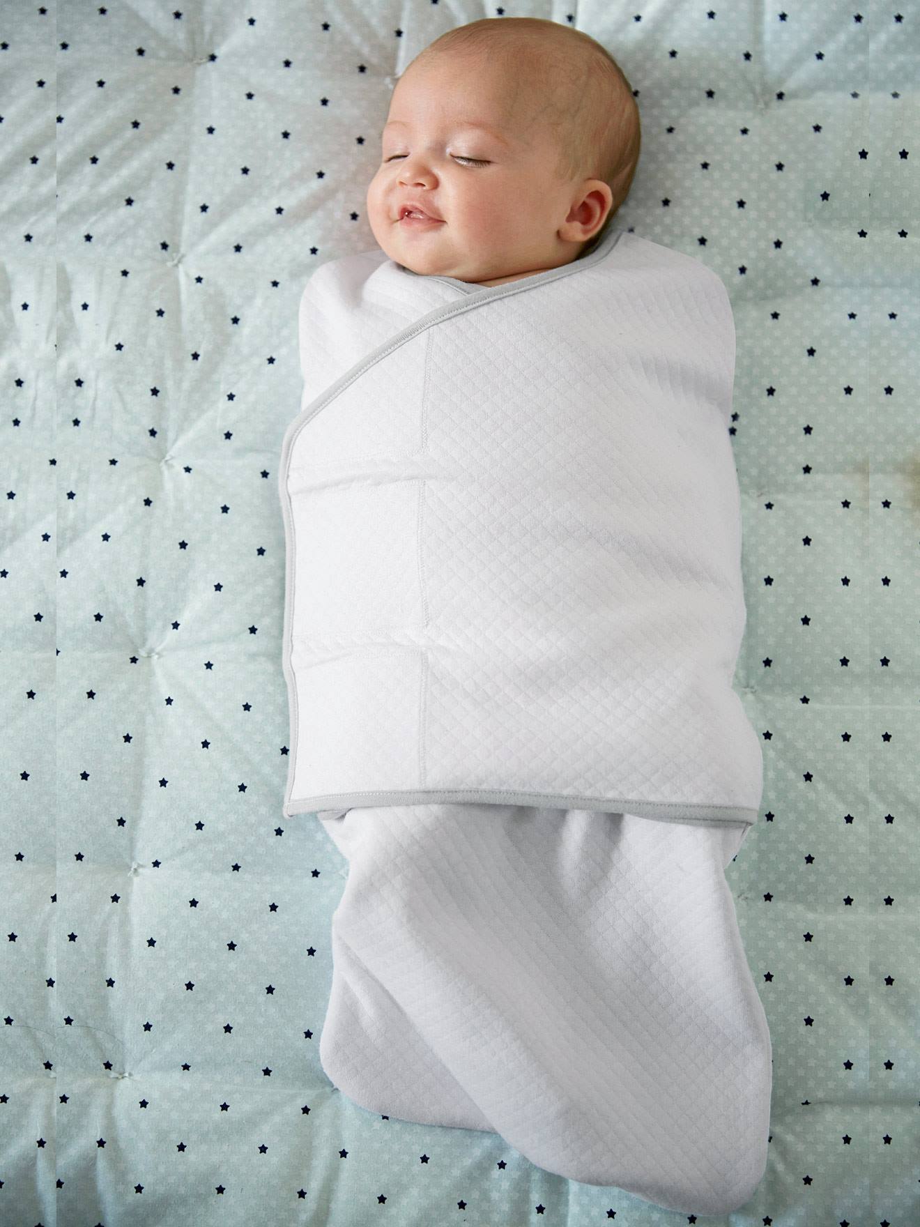 Couverture d'emmaillotage Taille 1 VERTBAUDET imprimé étoiles