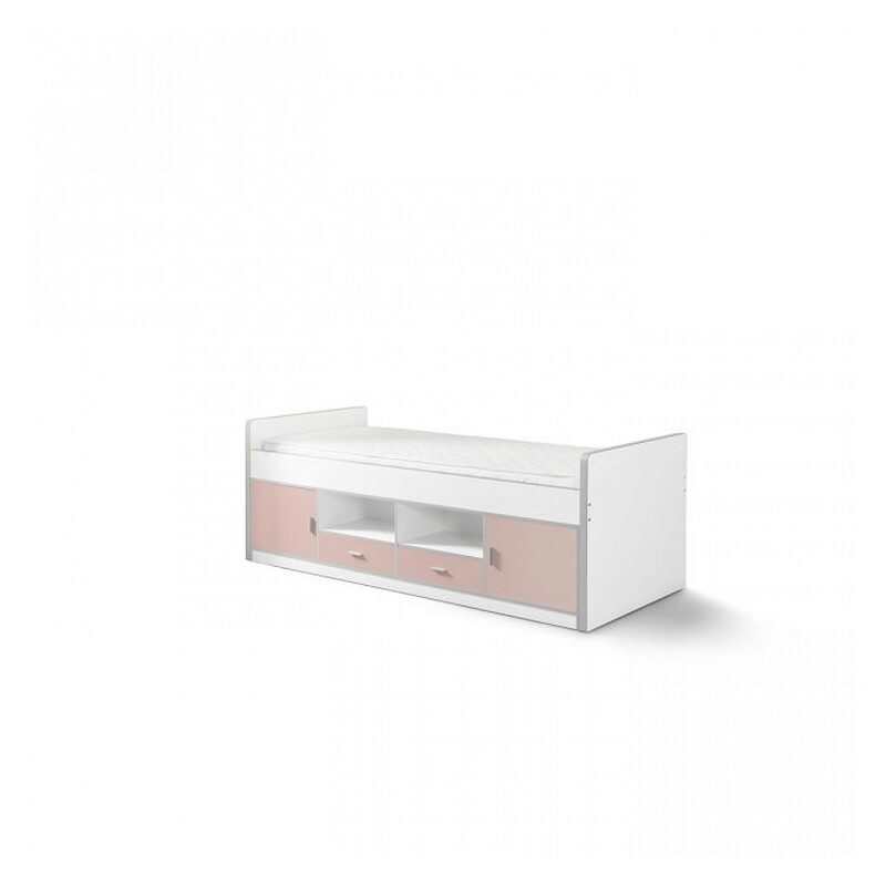 Lit 90x200cm Bonny rose clair