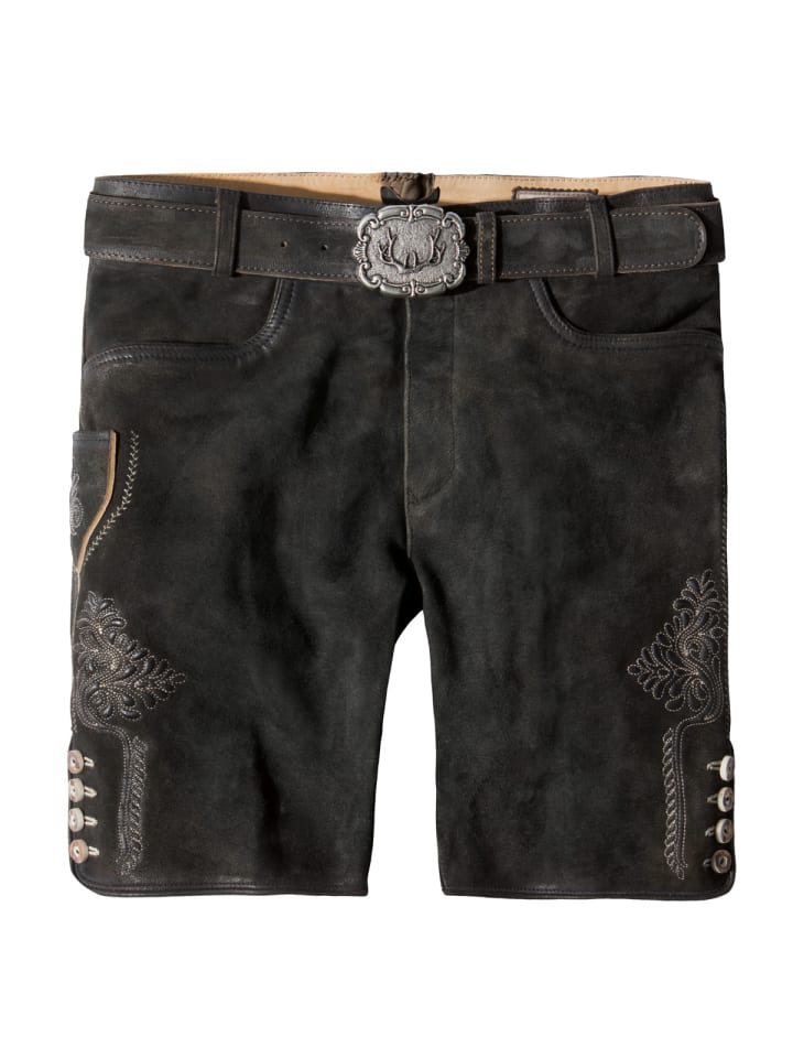 Stockerpoint Lederhose Corbi4 in dunkelgrau günstig kaufen
