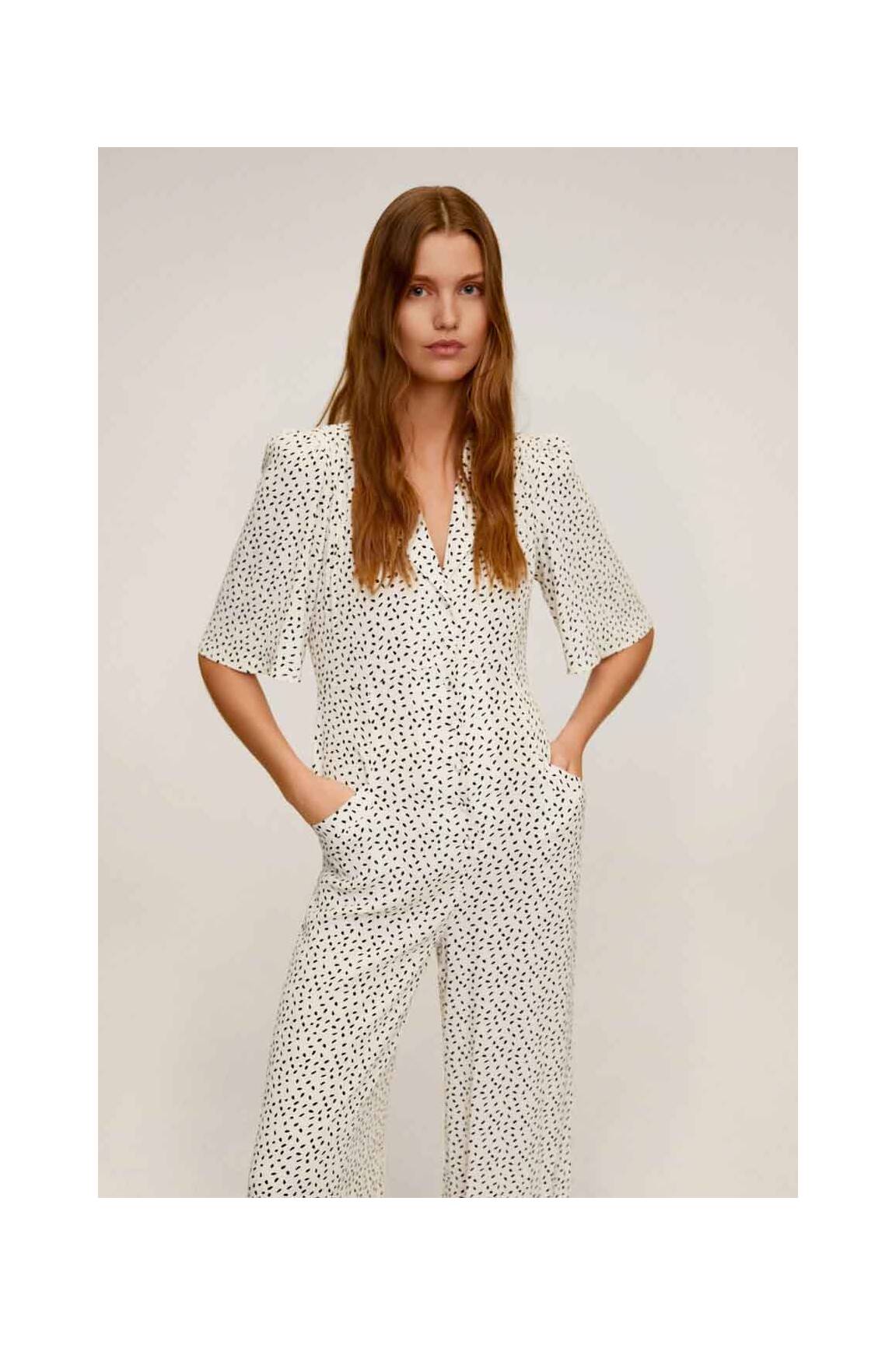 Mango Combinaisons 1 Femme couleur blanc