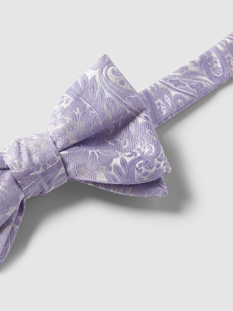Fliege mit Allover-Muster Modell 'Paisley' in flieder
