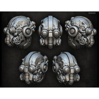 Tech Warrior heads (5)