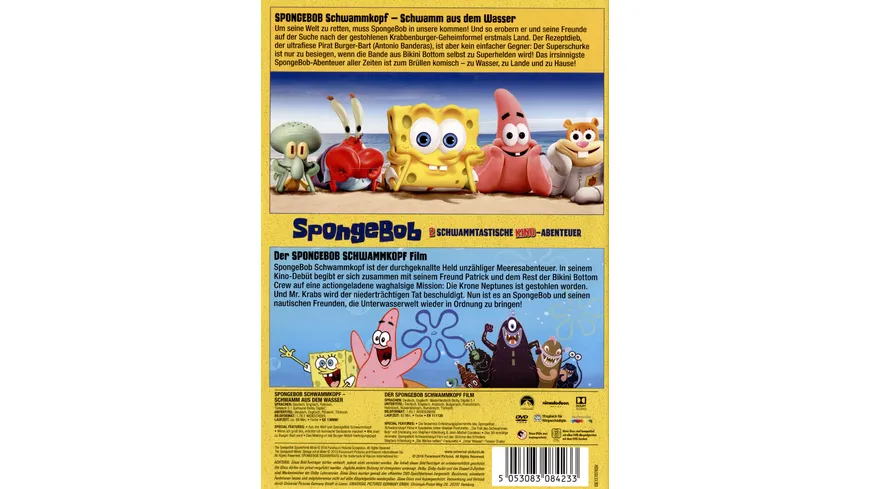 SpongeBob Schwammkopf - Der Film & Schwamm aus dem Wasser  [2 DVDs]