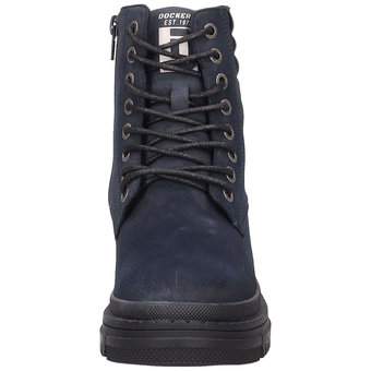 Dockers Schnür Boots in blau