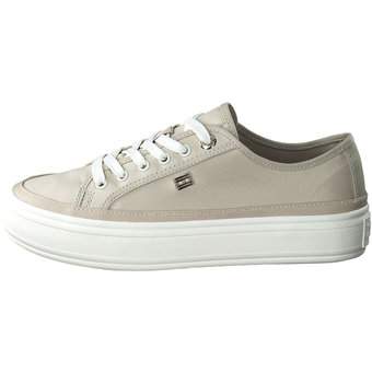Tommy Hilfiger Essential Vulc Sneaker in beige