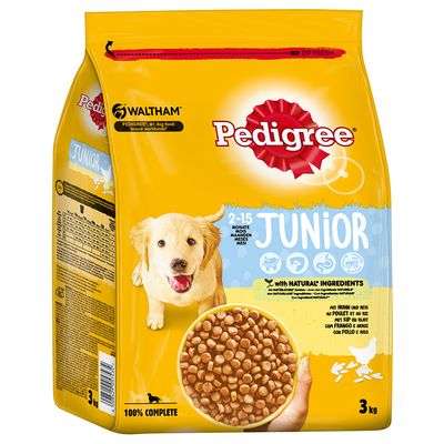 Pedigree Junior Medium mit Huhn & Reis