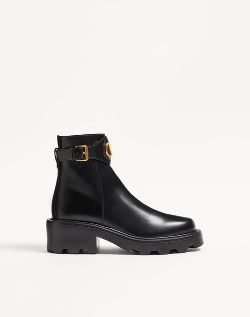 Bota VLogo Signature em couro de bezerro 55 mm