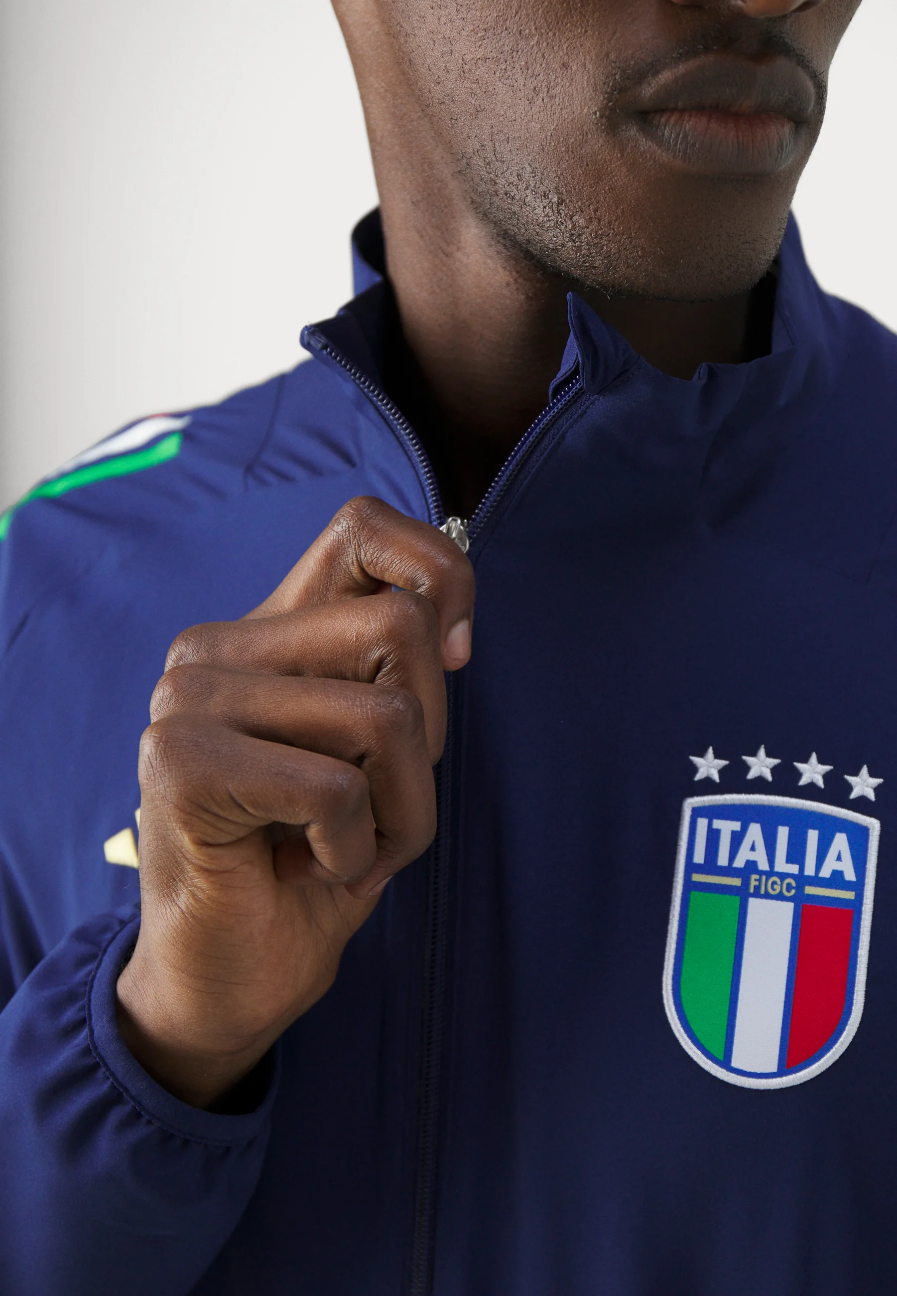 Chaqueta de presentación adidas Performance ITALIA FIGC - Selección Nacional