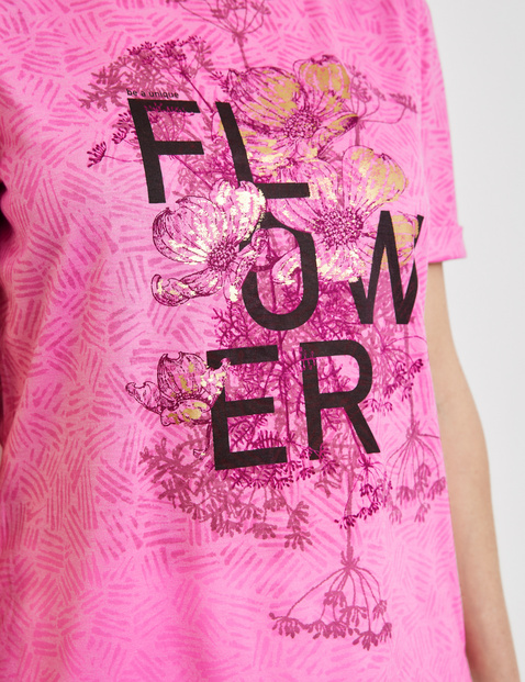 T-Shirt mit Wording-Print