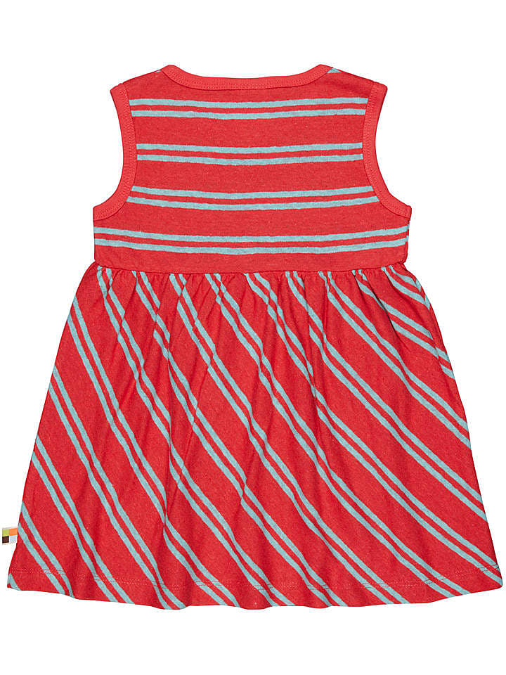 loud   proud Kleid in Rot/ Hellblau günstig kaufen 98/104