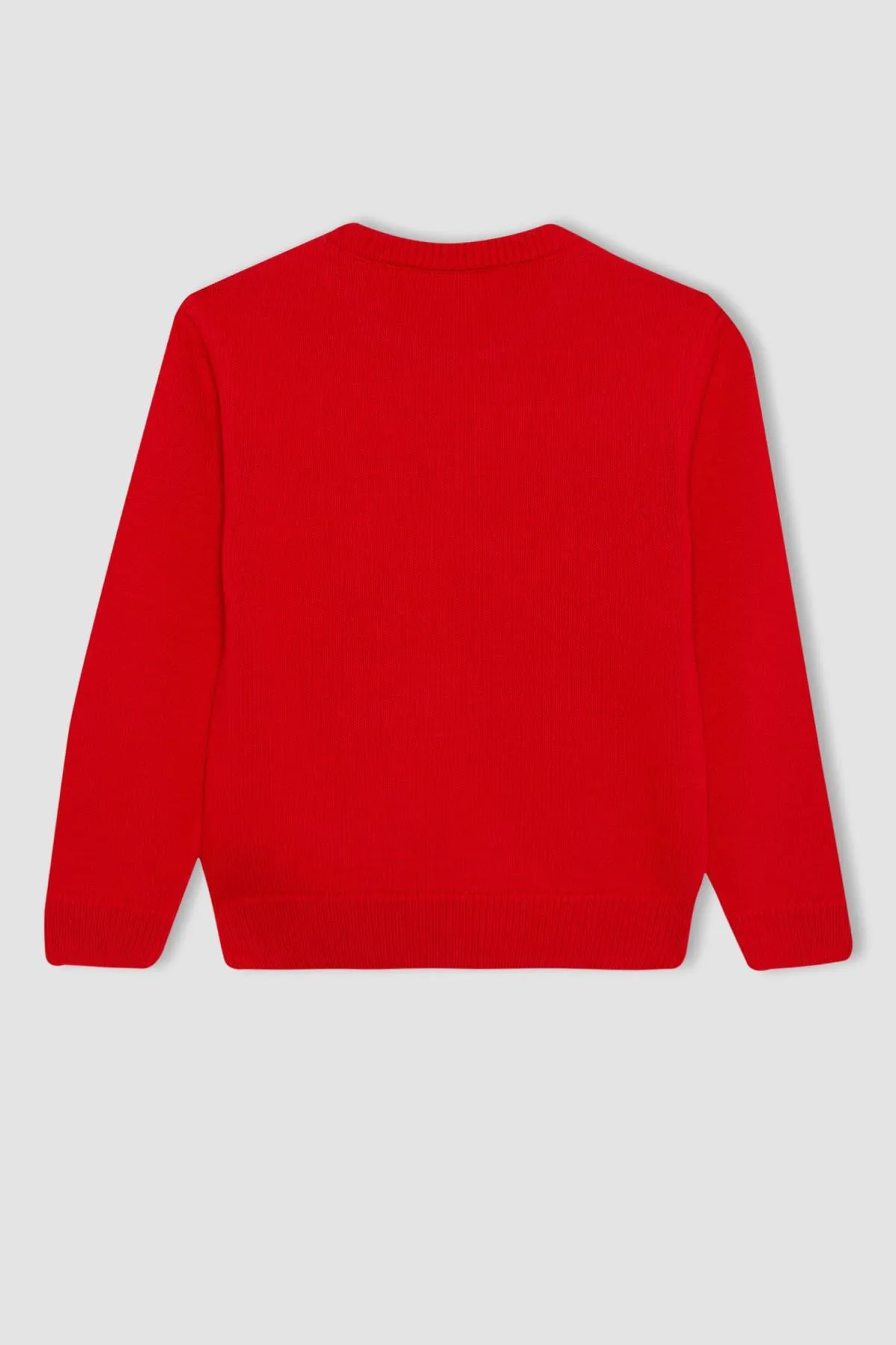DeFacto  Mini-Me-Pullover mit Rundhalsausschnitt für Jungen mit Neujahrsmotiv