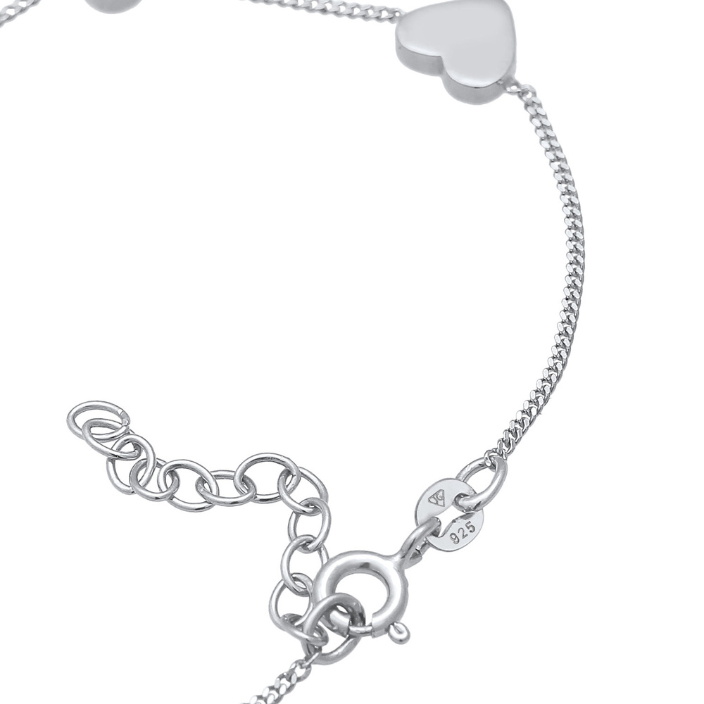 Elli Elli Bracelet Femme Coeur Paix Pendentif trèfle à quatre feuilles avec cristaux z Bracelet