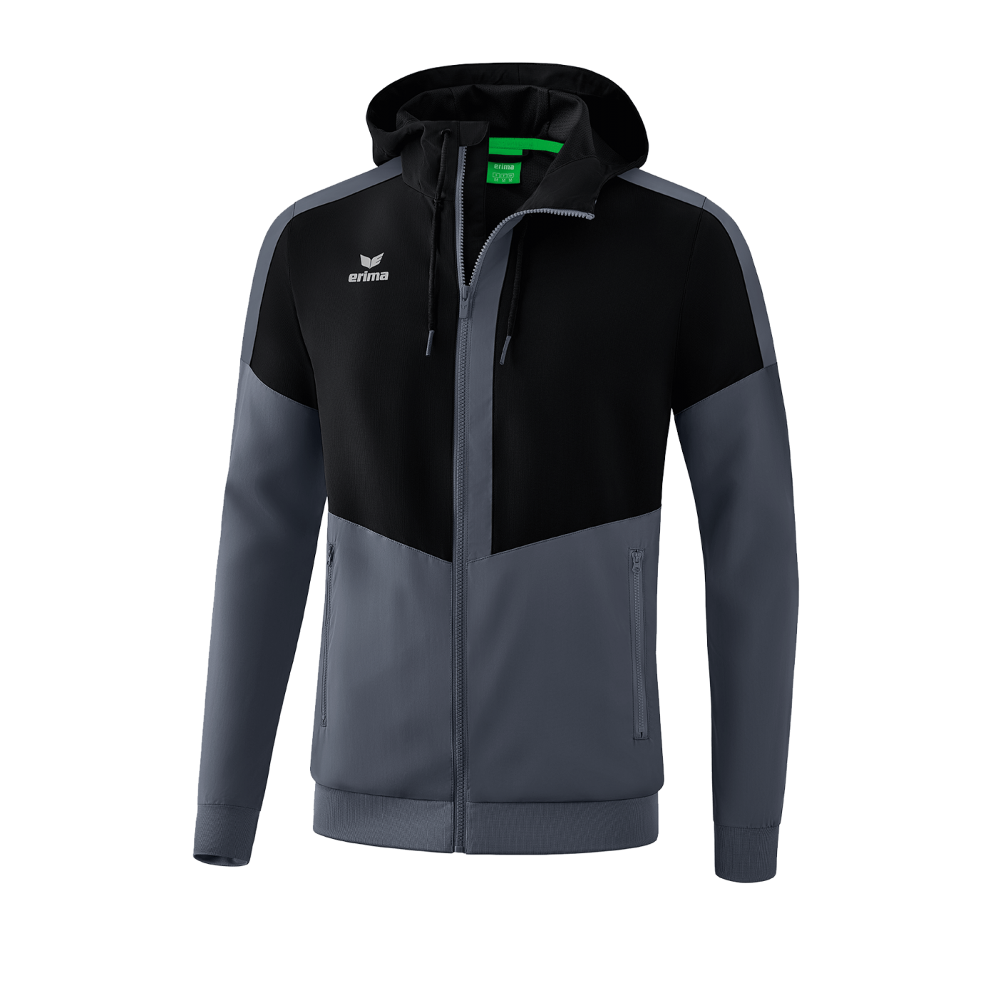 Erima Squad Präsentationsjacke Schwarz Grau