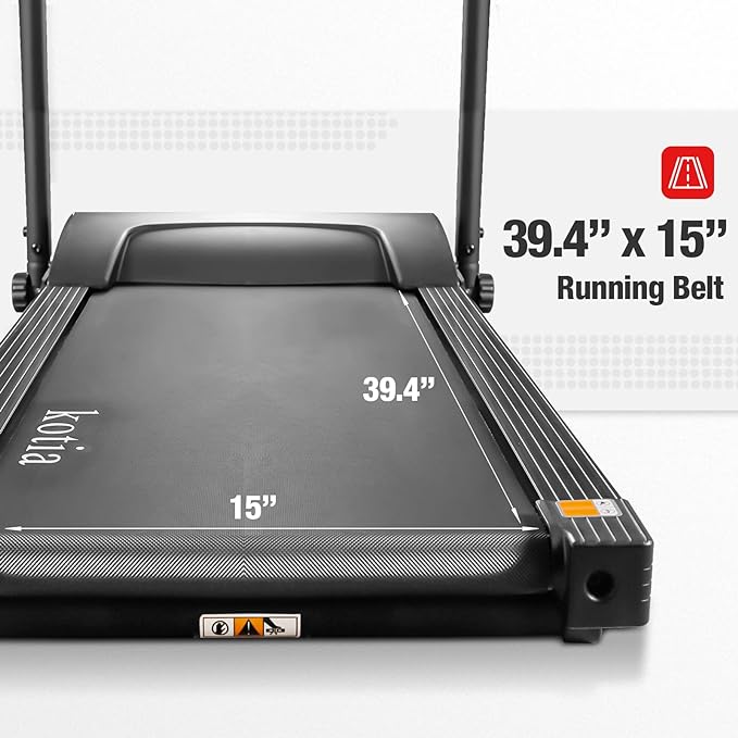 kotia Manual Treadmill Non Electric Treadmill with 10° Incline Small Foldable Treadmill for Apartment Home Walking Running (Mode GHN213)