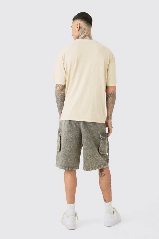 Tall Oversize T-Shirt mit Official Print