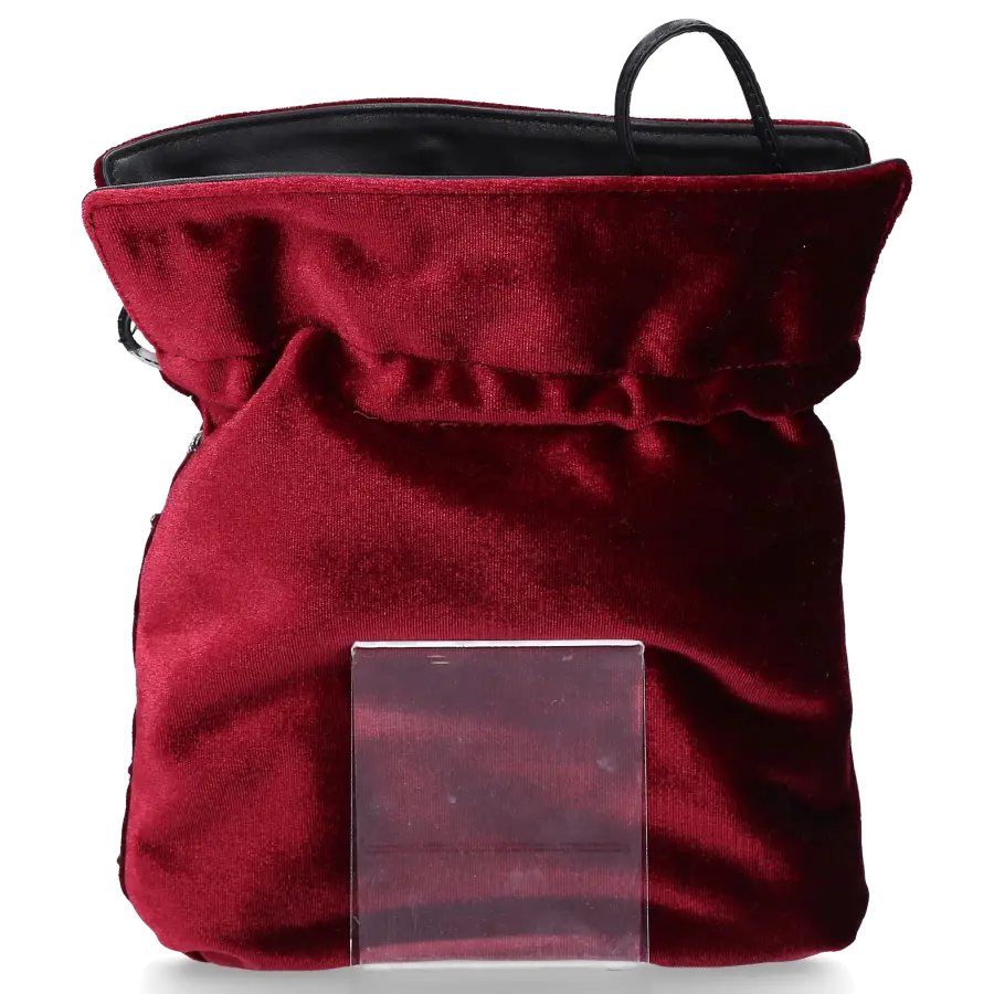 Les Petit Joueurs - Handtasche TRILLY Samt - rot