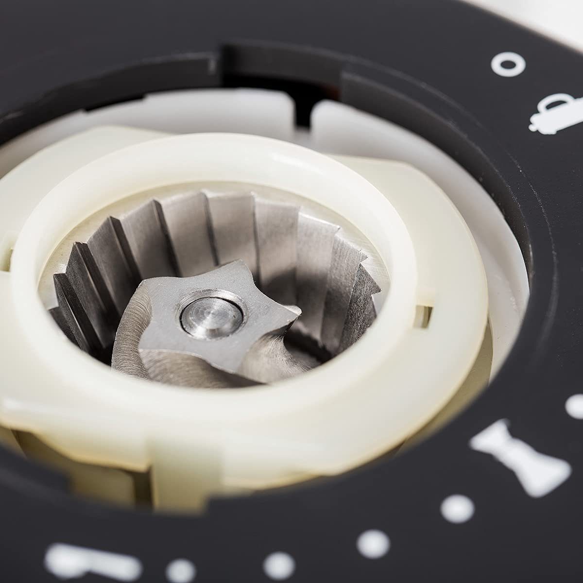 Bodum Kaffeemühle Bistro, elektrische Kaffeemühle, Keramikmahlwerk, 12 Stufen, Mühle, 160 W, Kegelmahlwerk, 220,00 g Bohnenbehälter, Kaffeebohnen Zerkleinerer, Mahlwerk mahlen Bohnenmühle Espressomühle