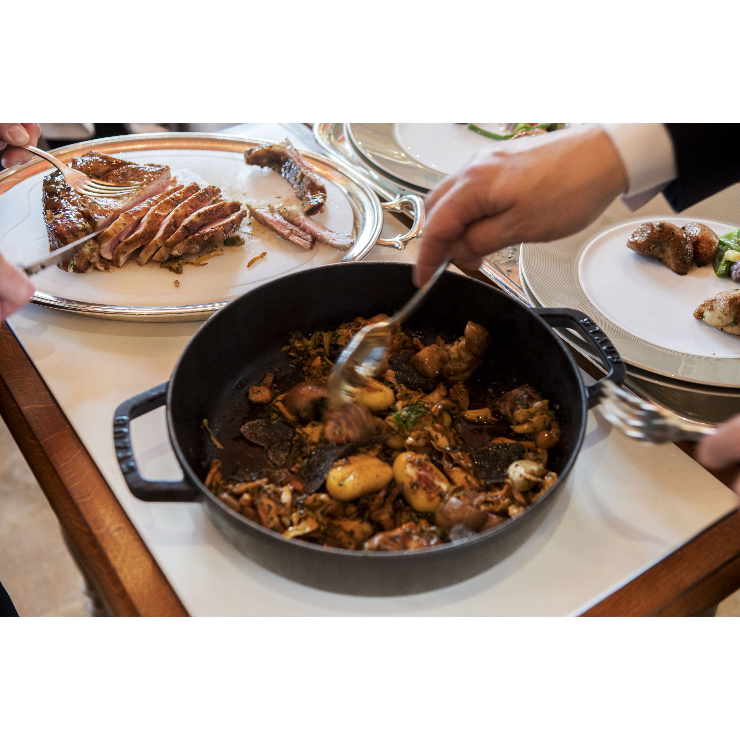 Bratpfanne 26 cm, Gusseisen, Schwarz