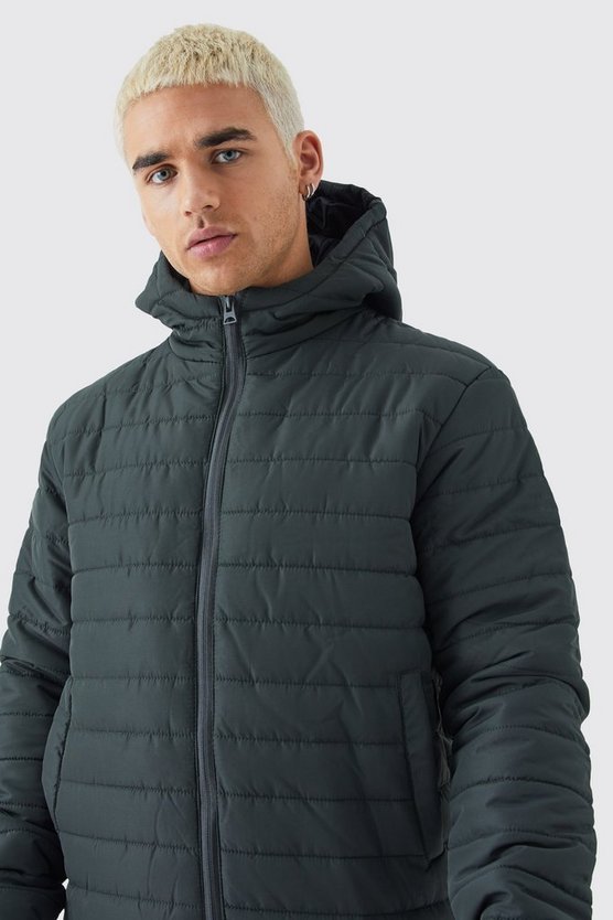 Steppjacke mit Kapuze