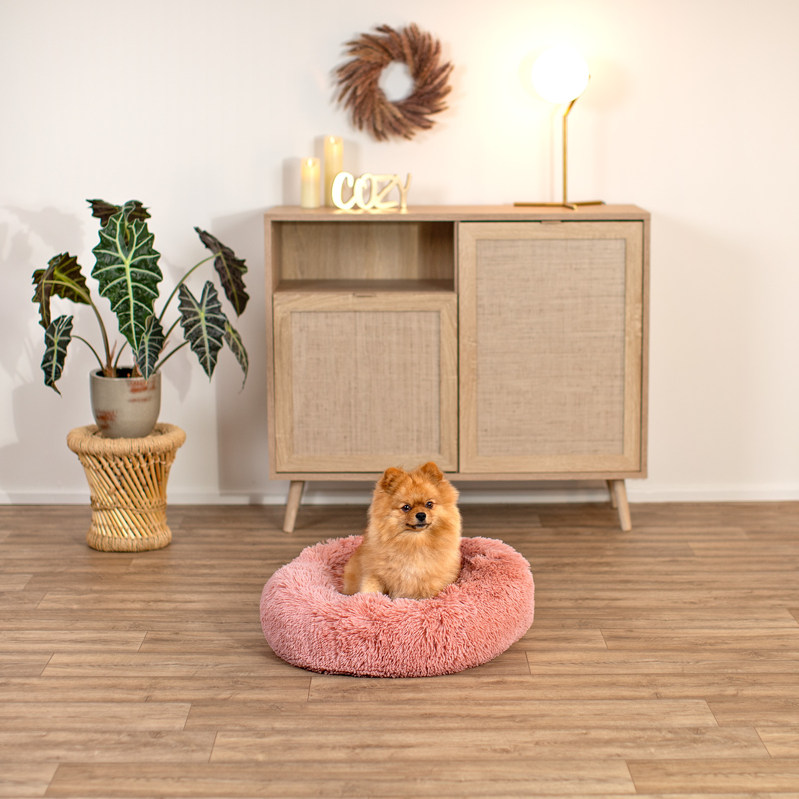 Lionto Hundebetten Lionto Donutbett rosa M