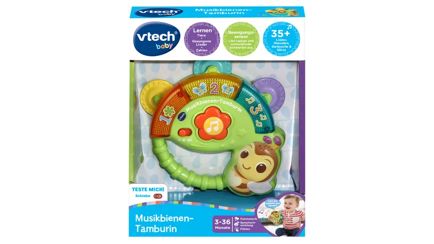 VTech - Baby - Musikbienen-Tamburin