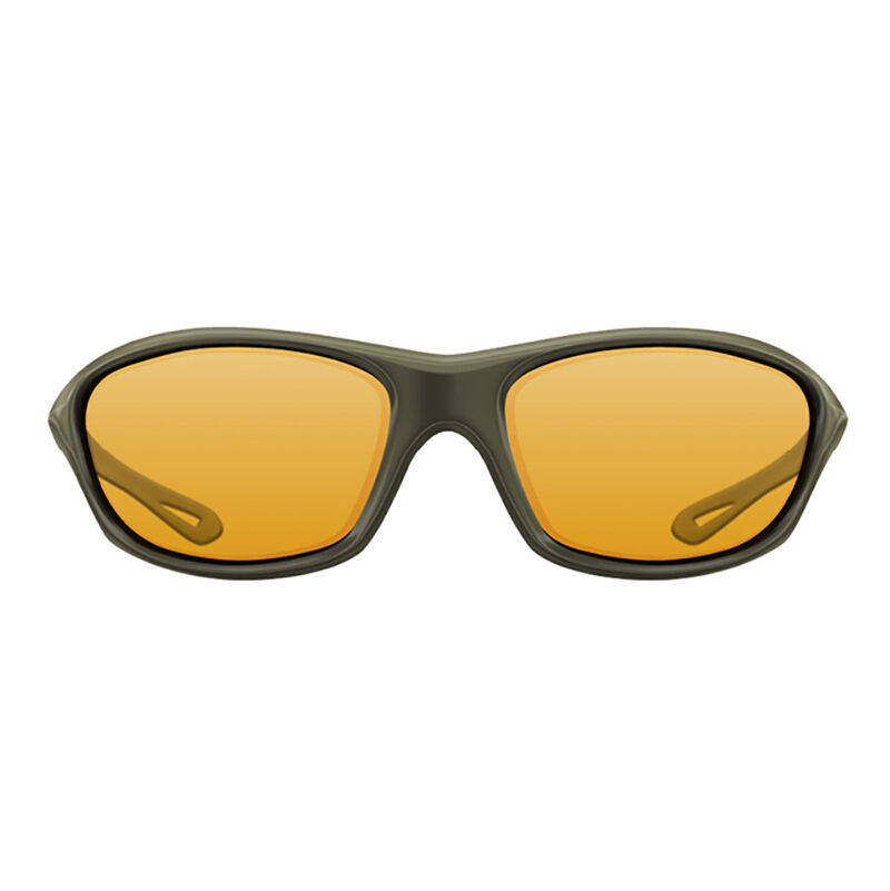 Korda Sonnenbrille mit polarisierenden Gläsern, glänzend oliv/gelb