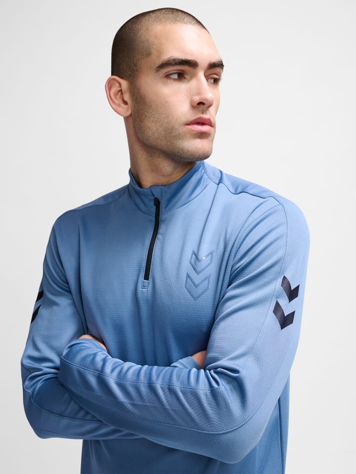 Hummel Hummel Halbreißverschluss Jacke Hmlactive Herren in CORONET BLUE günstig kaufen