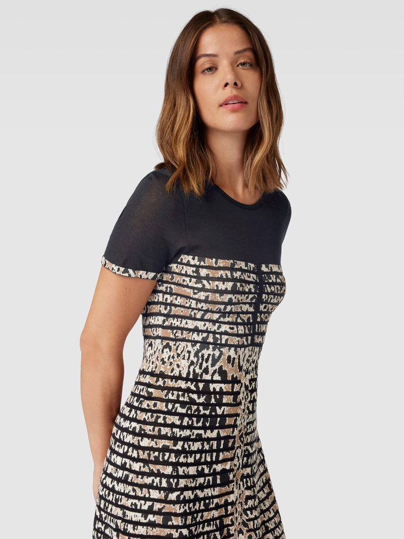 Minikleid mit Animal-Print - 50 Jahre Jubiläumskapsel in schwarz