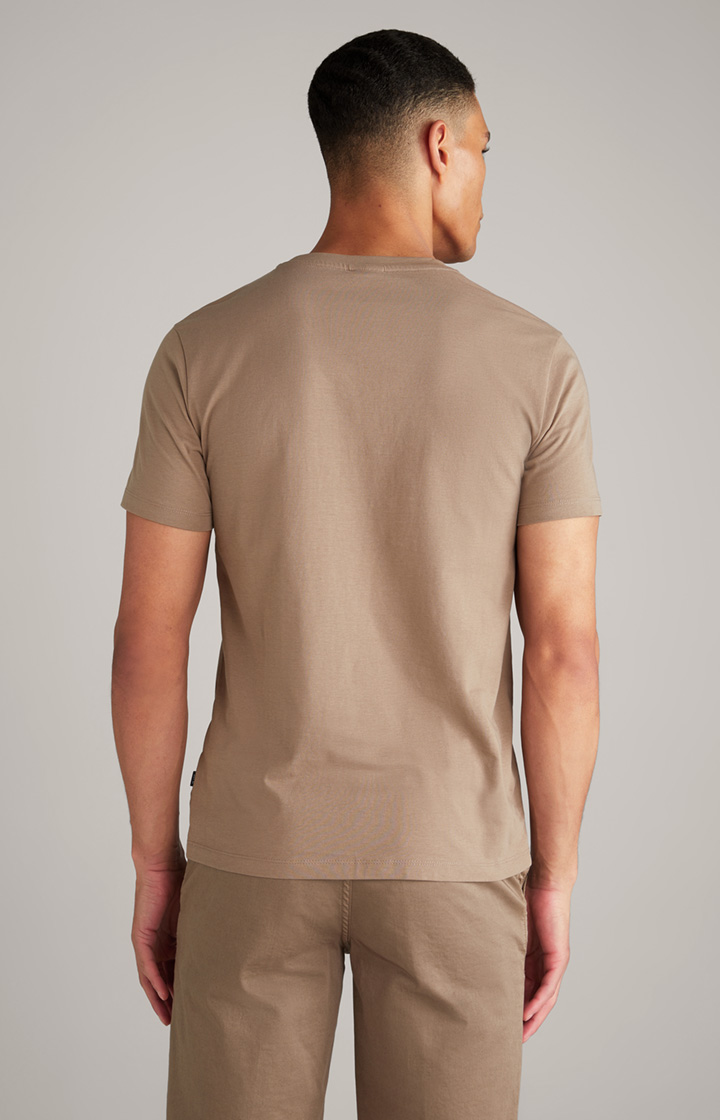 T-Shirt Alphis in Hellbraun