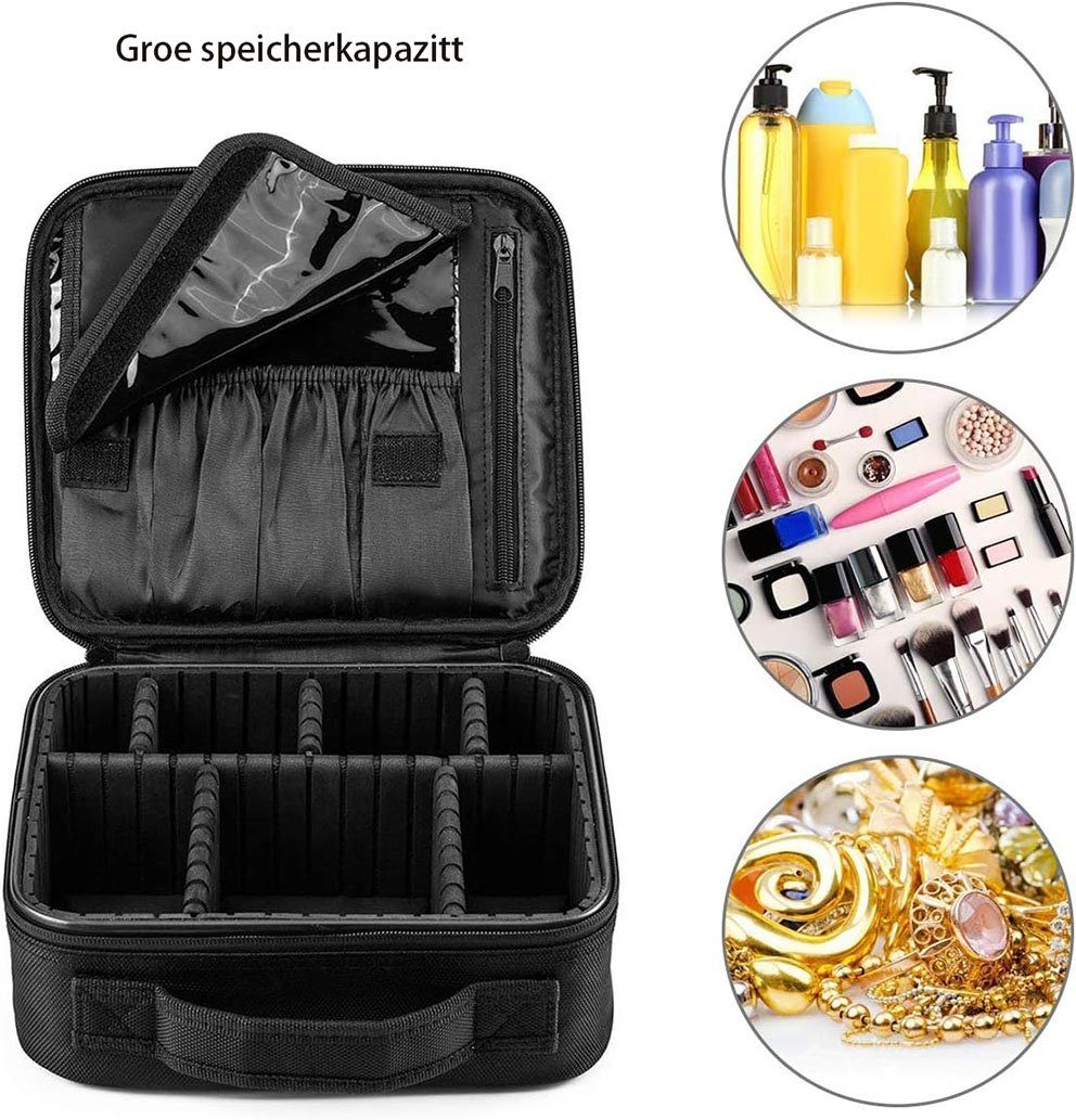 Tapferer Ping Kosmetikkoffer Kosmetikkoffer für Frauen Tragbare Aufbewahrung auf Reisen