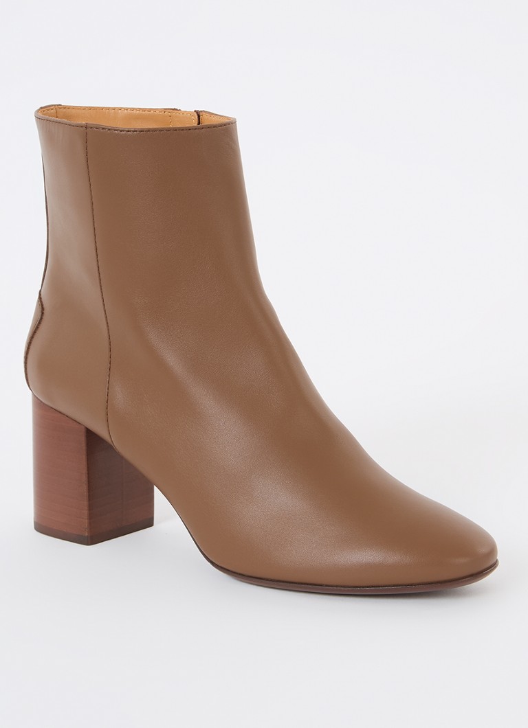 Botas de cano curto Tod's Cuoio em couro de bezerro