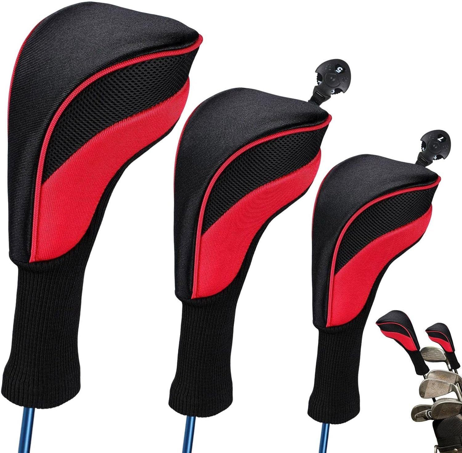 Runxizhou Golfschlägerhaube Golfschläger Abdeckung - 3 Stück/Set