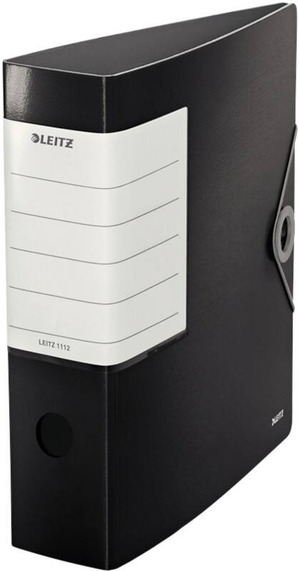 Leitz 180° Solid Ordner DIN A4 82 mm Schwarz 2 Ringe 1112 Polyschaum Hochformat