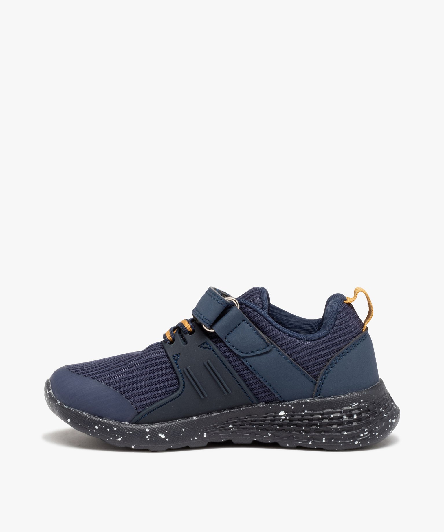 Baskets Garçon jogger unies en mesh marine | GEMO
