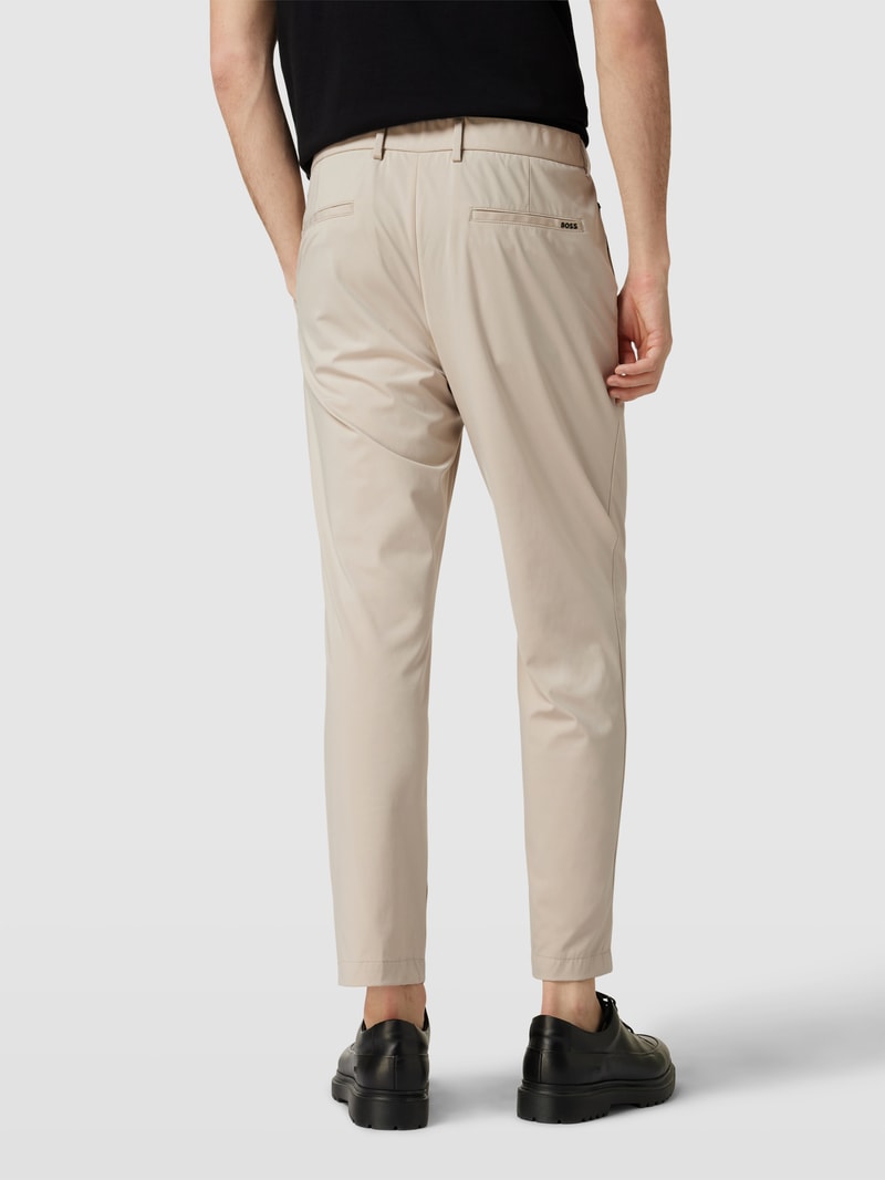 Chino mit französischen Eingrifftaschen Modell 'Perin' in beige