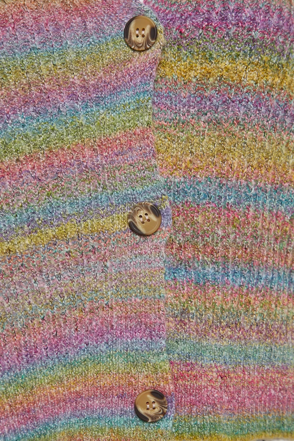 Trendyol Collection  Lila Strickcardigan mit Farbverlauf TWOAW24HI00109