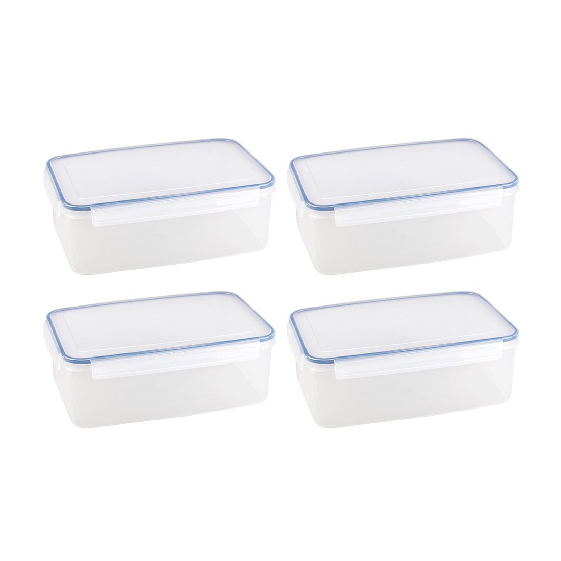 Sunware Basic 5,2 Liter 4er-Set Frischhalteboxen
