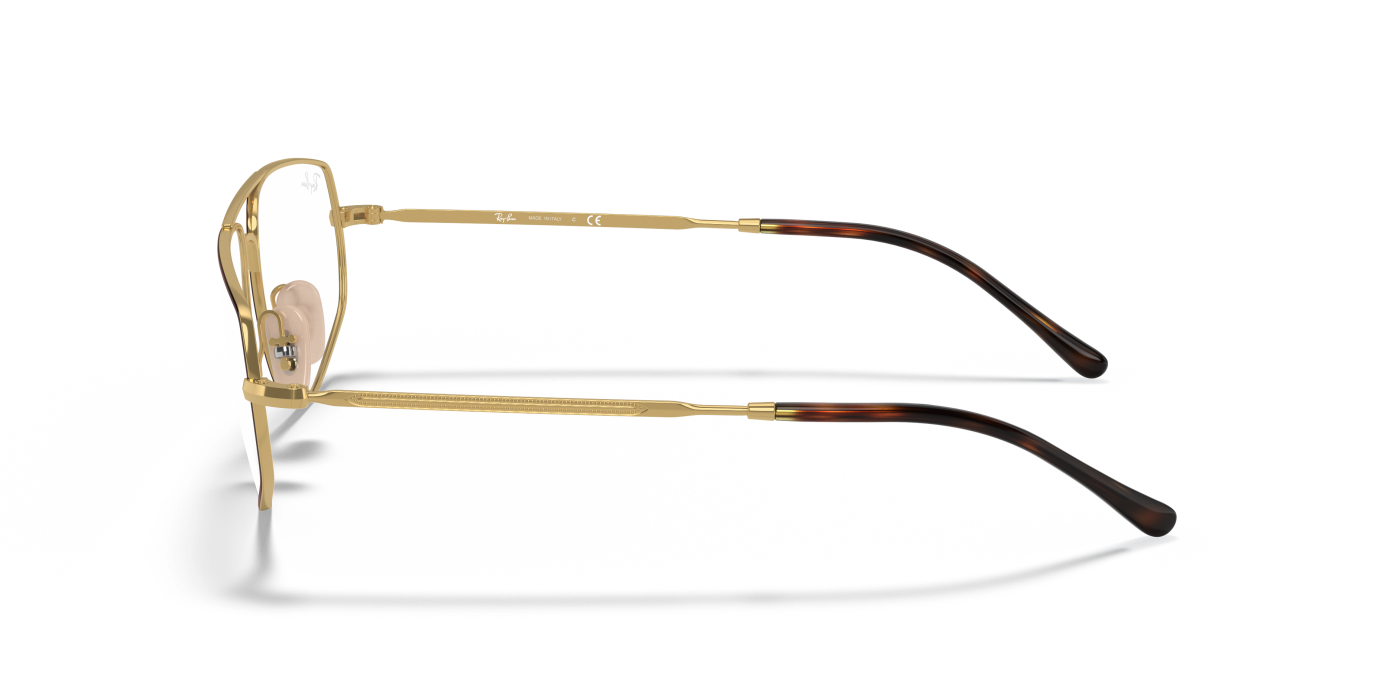 RB6455 OPTICS - Havana strălucitoare pe auriu