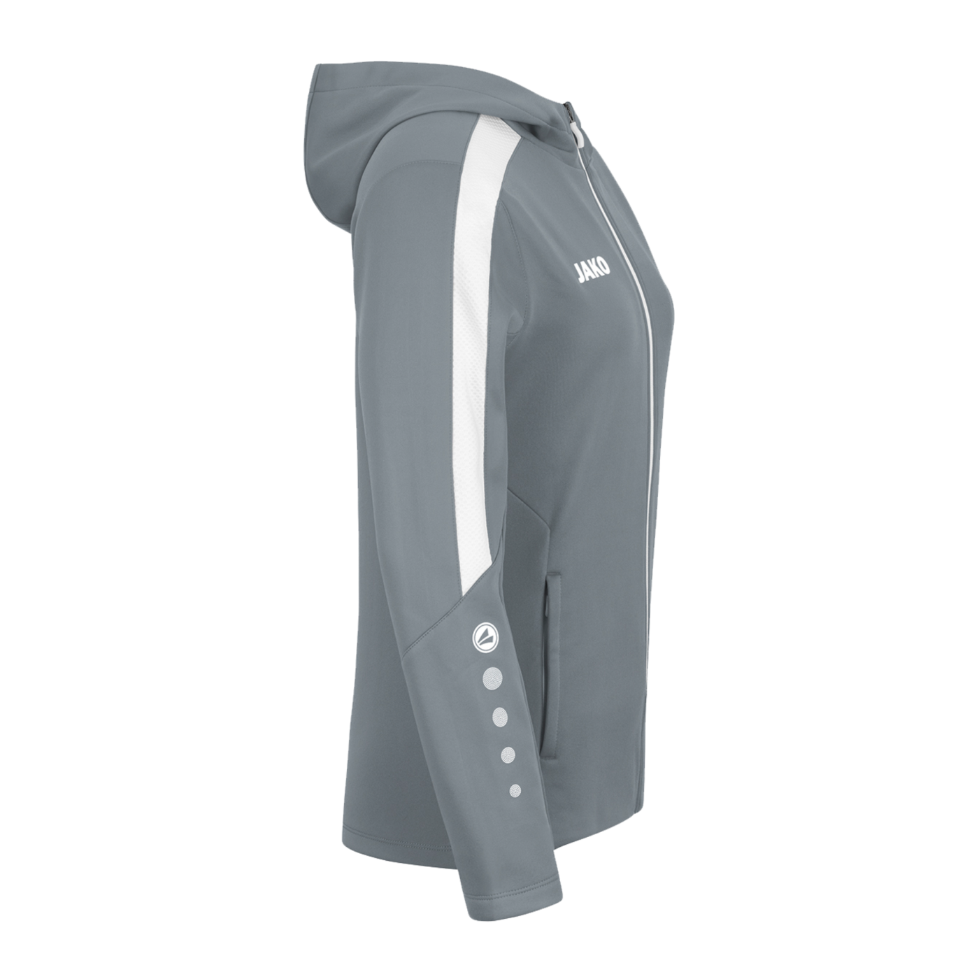 JAKO Power Kapuzenjacke Damen Grau F840