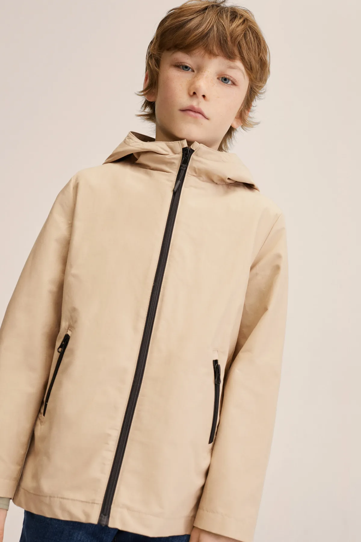 MANGO Kids  27013255 Mäntel und Parkas Beige