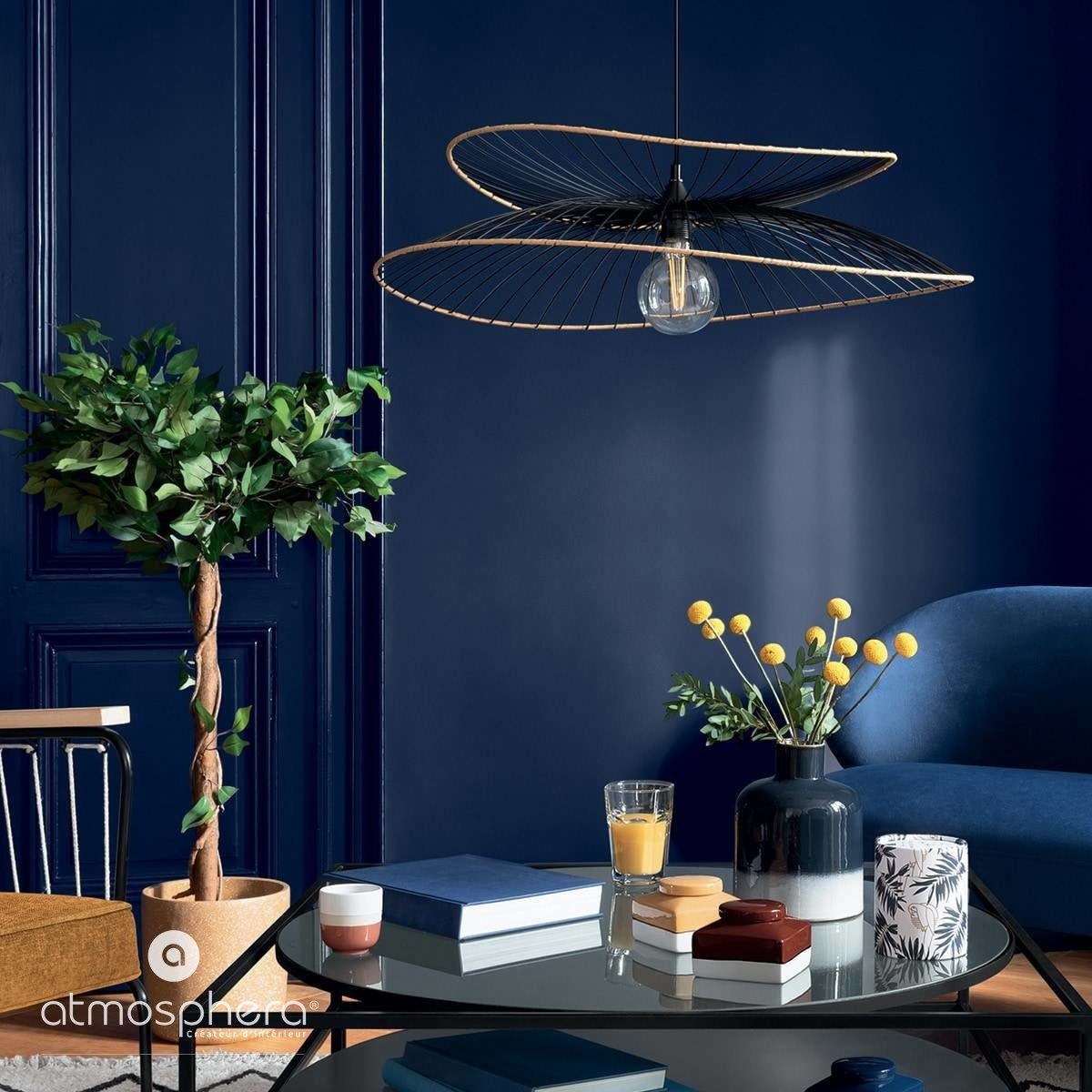 Atmosphera Créateur d'intérieur Pendelleuchte, Leuchte mit Dekofunktion, ohne Leuchtmittel