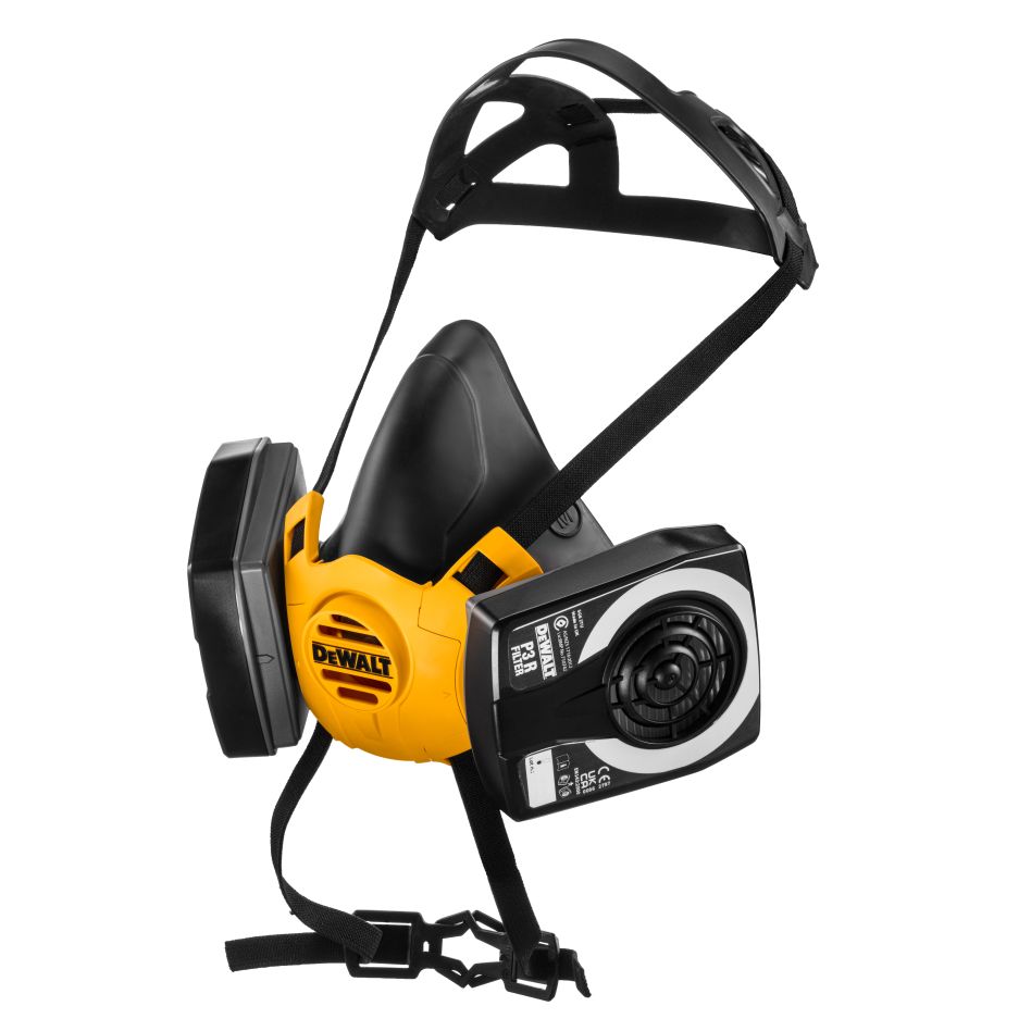 DeWalt Tilbehør DXIR1HMMP3 Letvægts Halvmaske med P3 Filtre - Størrelse M