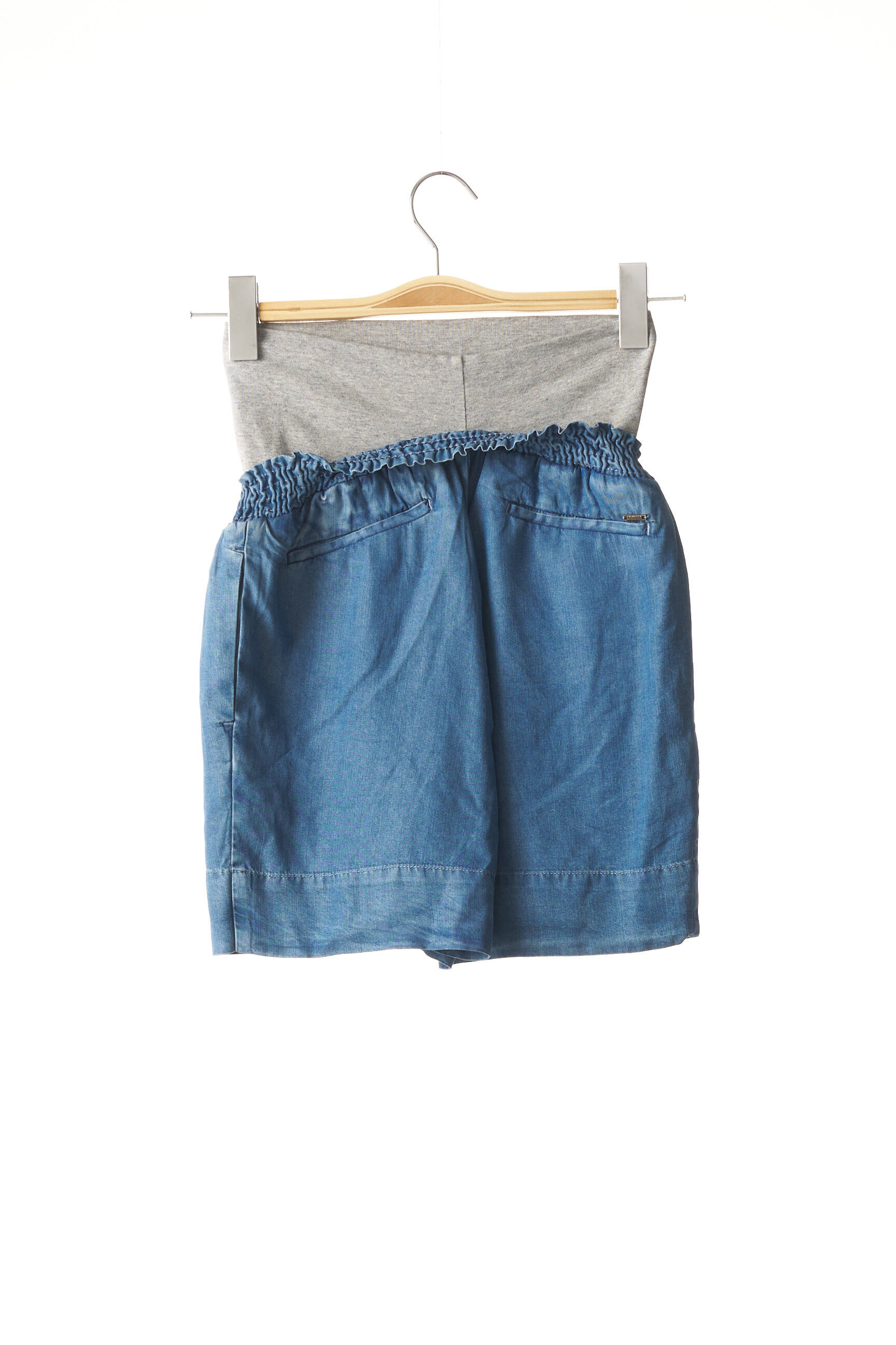 Love2wait Shortsbermudas Maternite Femme couleur bleu