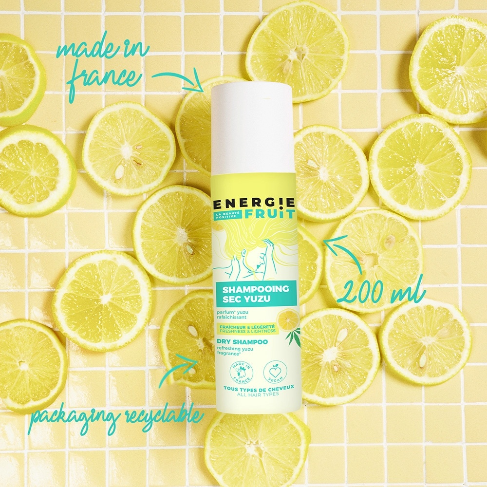 energie fruit SHAMPOONG SEC FRAICHEUR & LEGERETE | YUZU Shampooing sec