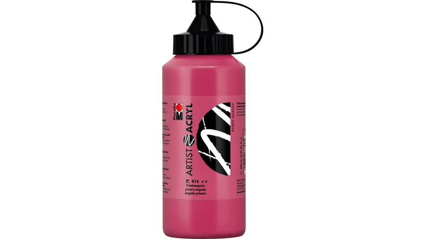 Marabu Artist Acryl, Primärmagenta 914, 500 ml 500 ml