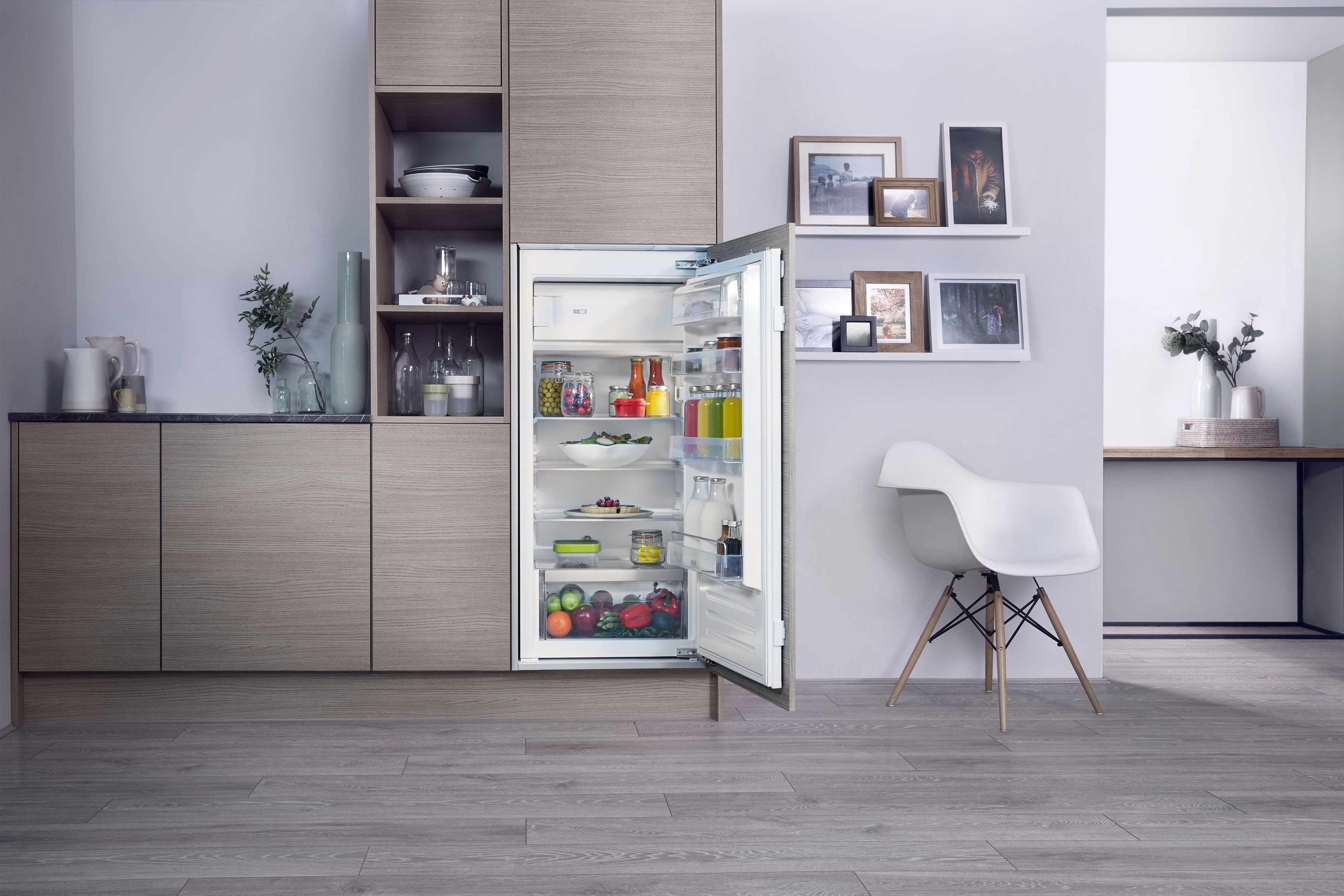BAUKNECHT Einbaukühlschrank KSI 12GF2, 122 cm hoch, 56 cm breit