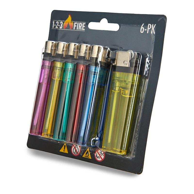 1-2-3 Fire Lighter 6-pk flint 1-2-3 fire