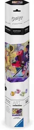 CreArt Leinwand ART Collection: Gelb, Rot, Blau (Kandinsky) - Malen nach Zahlen für Erwachsene