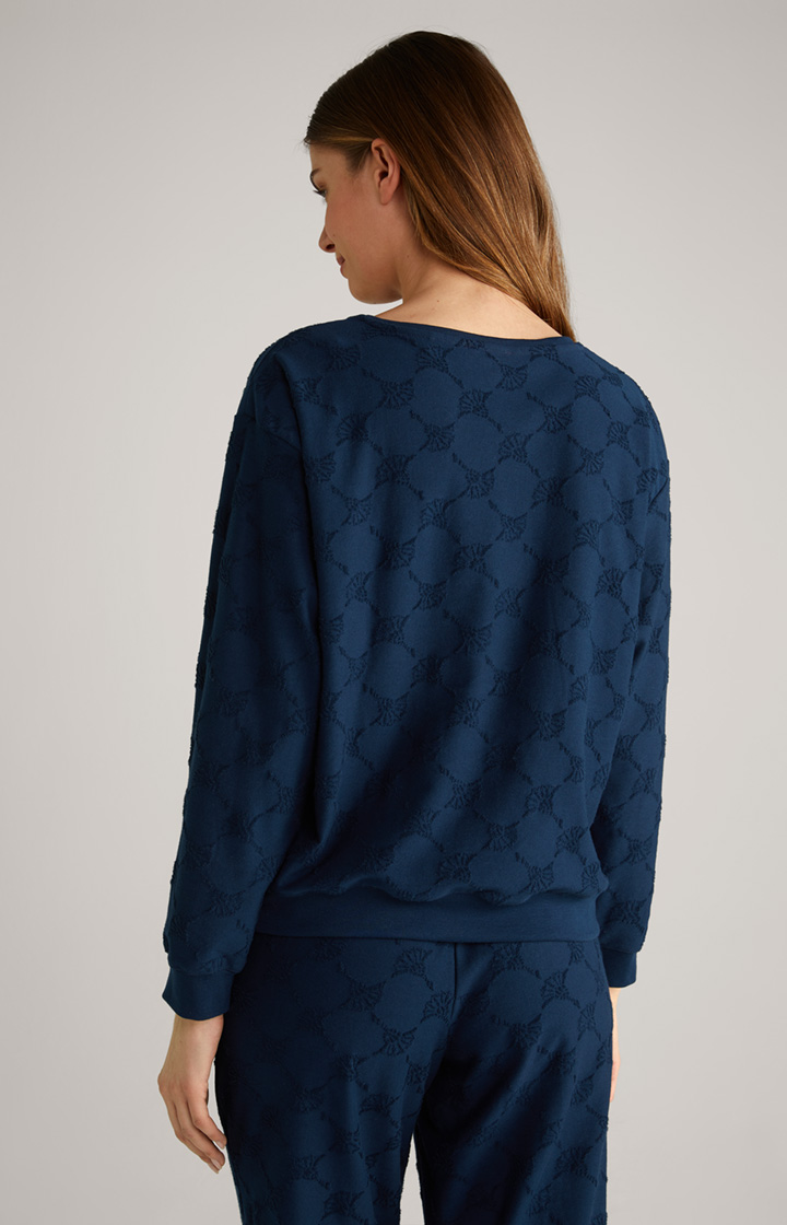Loungewear Longsleeve in Dunkelblau